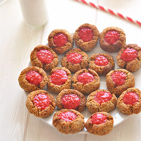 raspberry-almond-thumbprint-cookies