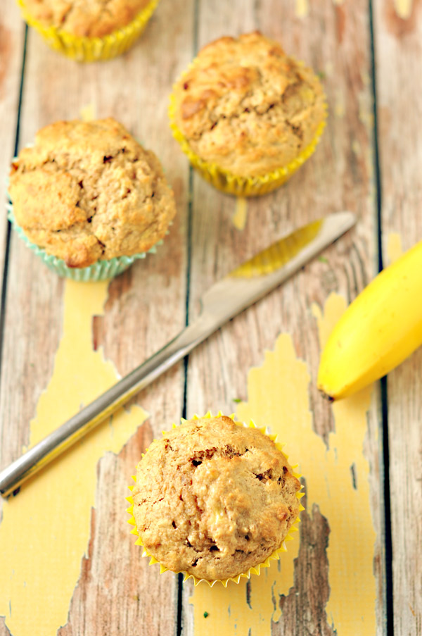 whole-wheat-banana-muffins