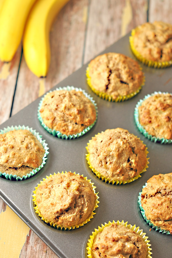 whole-wheat-banana-muffins