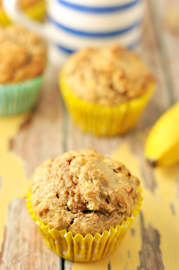 whole-wheat-banana-muffins