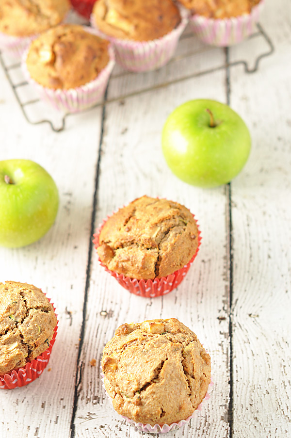 whole-wheat-apple-zucchini-muffins