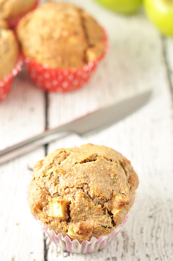 whole-wheat-apple-zucchini-muffins