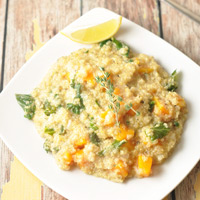 quinoa pumpkin risotto