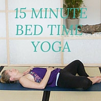 15 MINUTE BED TIME YOGA THUMBNAIL