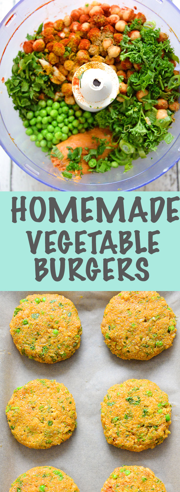 Homemade Veggie Burgers - healthy comfort food! Yum!